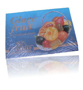 glace fruit, crystallised fruit